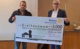 Präsident Werner Meiser und Konstentin Neer, Vorstandsvorsitzender der Bahnbetriebs AG